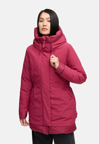 Manteau d’hiver 'Prinzessin 14' NAVAHOO en rouge : devant