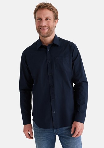 Stooker Men Regular Fit Hemd 'Harrison' in Blau