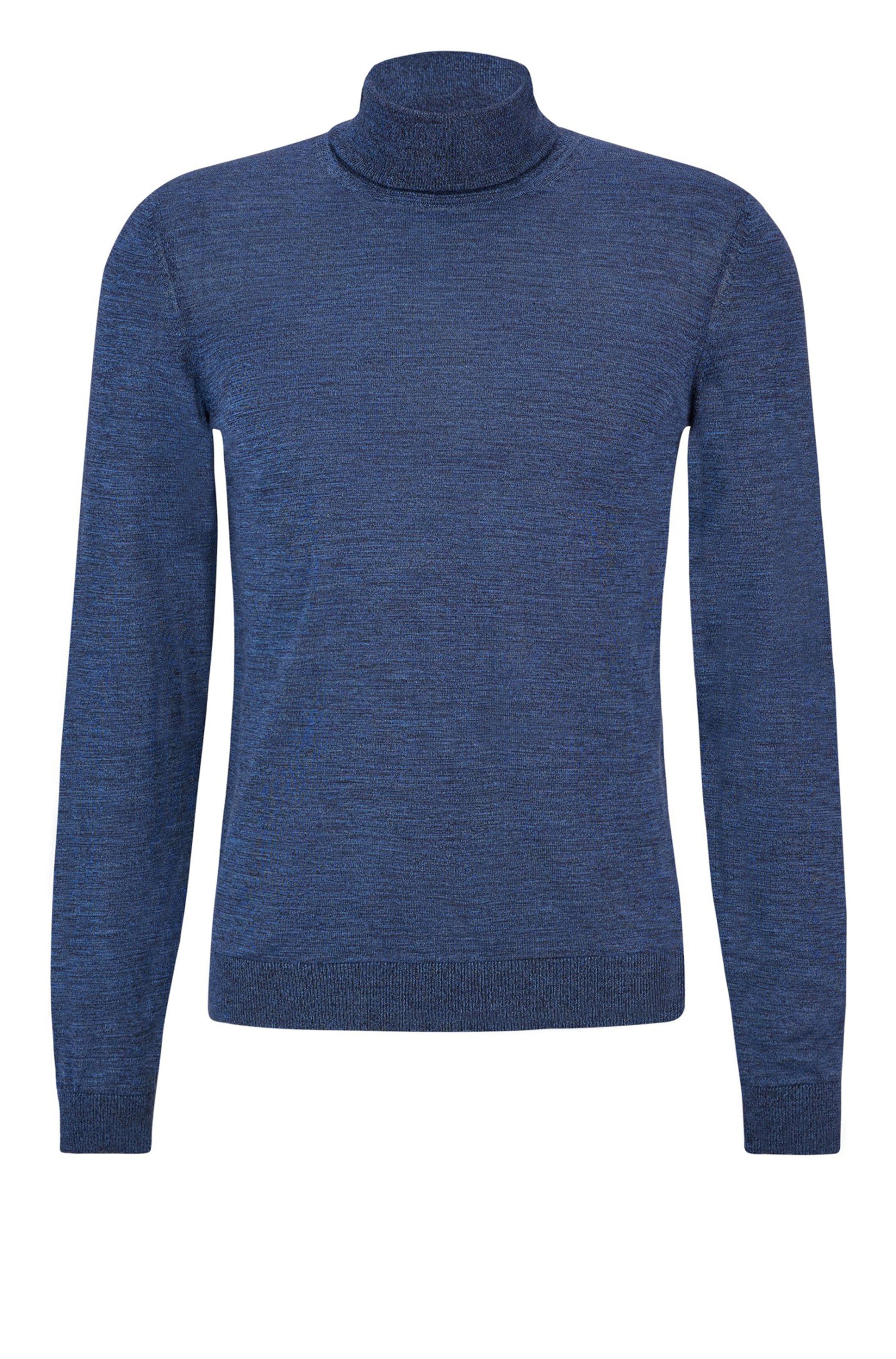 BOSS Sweater 'Musso' in Blue: front
