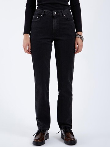 Dr. Denim Regular Jeans 'Drdenimarch Mid Straight' in Zwart