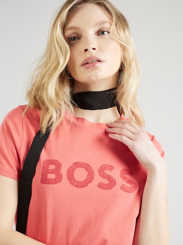 BOSS Orange T-shirt 'Elogo 5' i rosa
