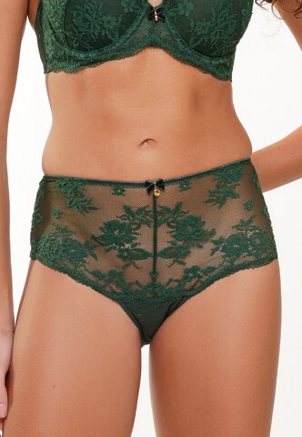 Slip di LingaDore in verde: frontale