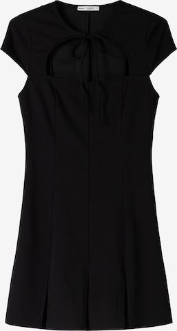 BershkaHaljina - crna boja: prednji dio