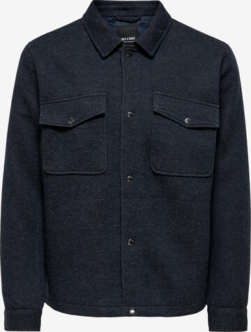 Only & Sons Between-Season Jacket 'ANDY' in Blue: front