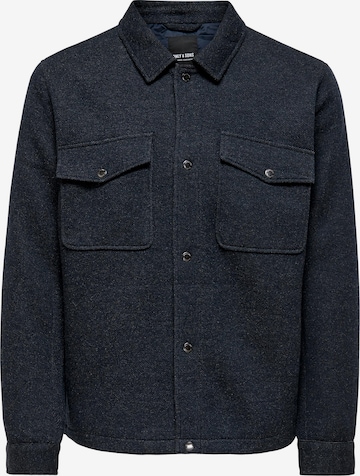 Only & Sons Between-Season Jacket 'ANDY' in Blue: front