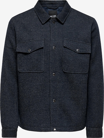 Veste mi-saison 'ANDY' Only & Sons en bleu : devant