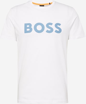 BOSS Футболка 'Thinking' в Белый: спереди