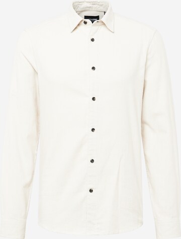 Coupe slim Chemise 'ARI' Only & Sons en blanc : devant