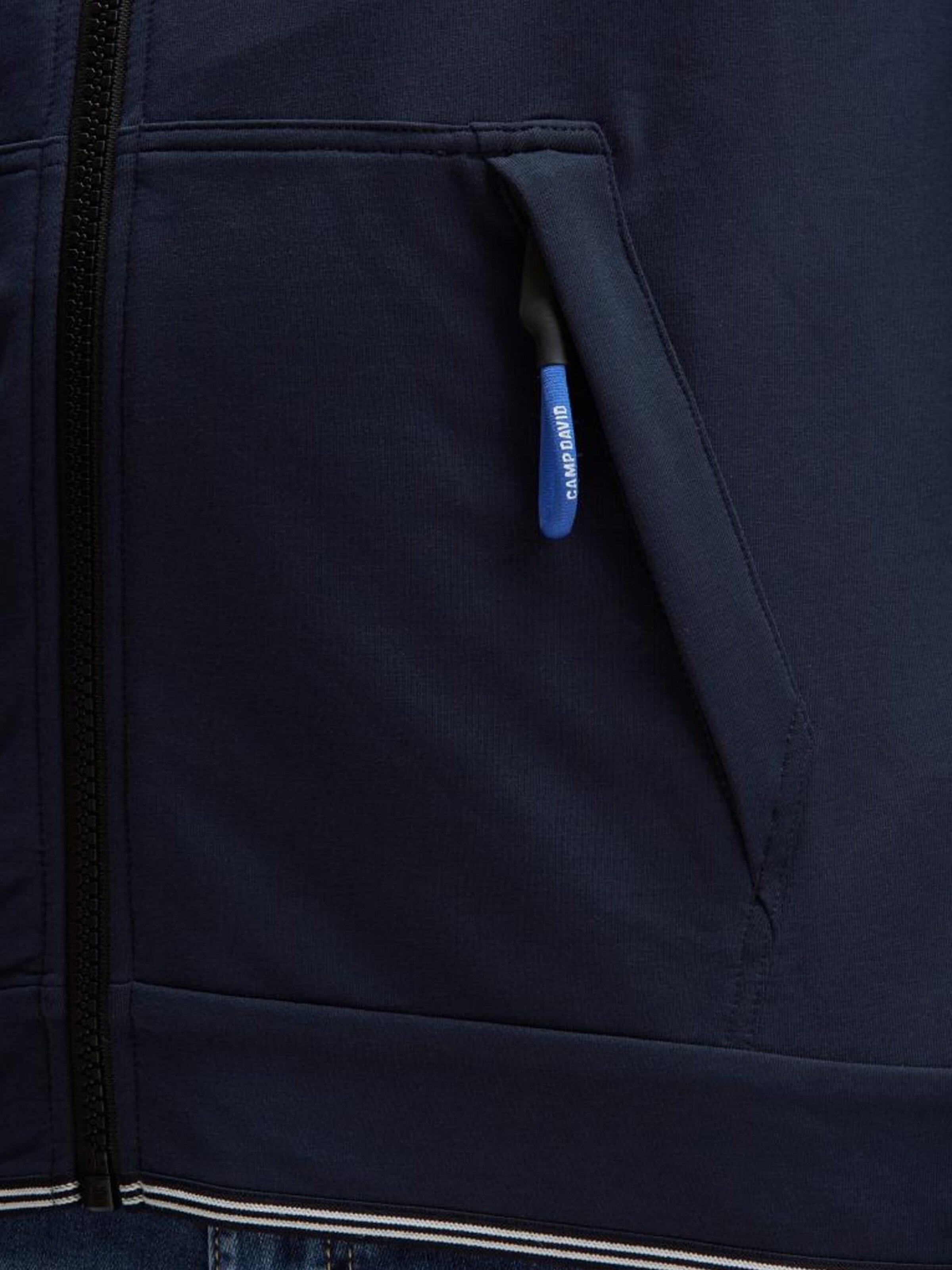 CAMP DAVID Кофта на молнии в Синий