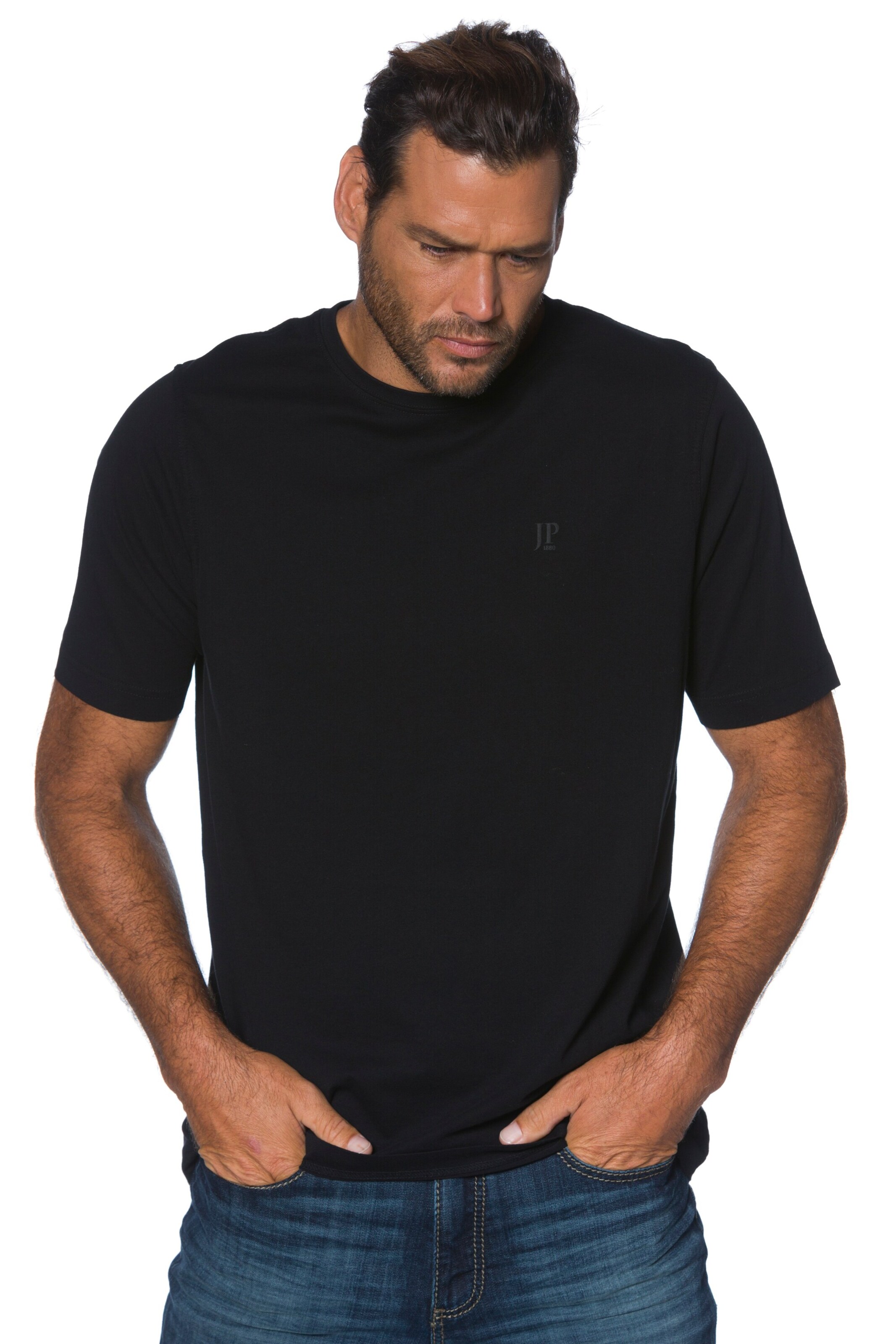 JP1880 Shirt in Black: front