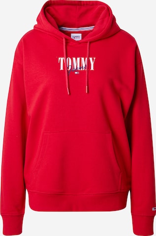 Tommy Jeans - Sweatshirt em vermelho: frente