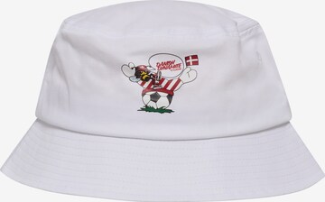 Hummel Sporthoed 'DBU 26 Fan Dynamite' in Wit: voorkant