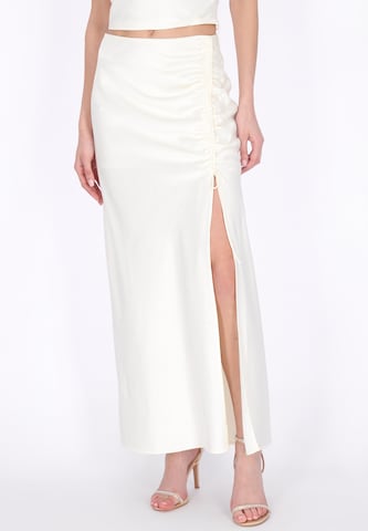 faina - Falda en blanco: frente