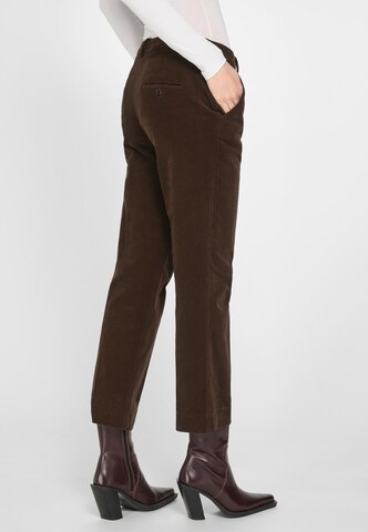 Regular Pantalon à plis DAY.LIKE en marron