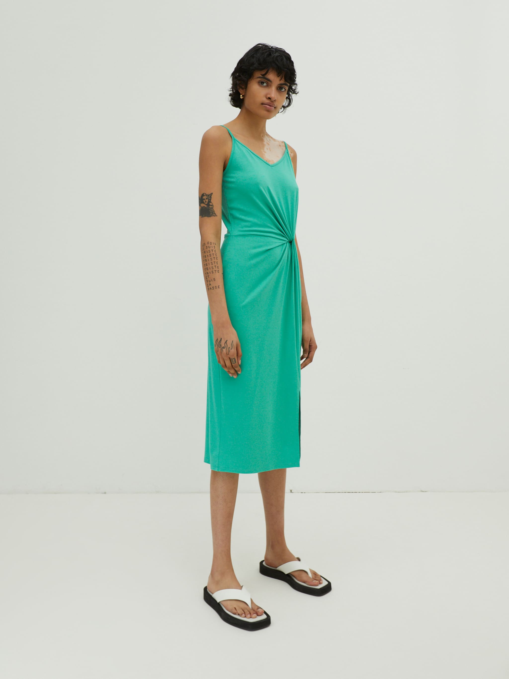 EDITED Producten Jurk 'Maxine' Groen
