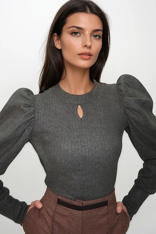 Trend Alaçatı Stili Bluza | zelena barva