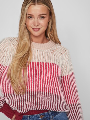 VILA Sweater 'Alina' in Red