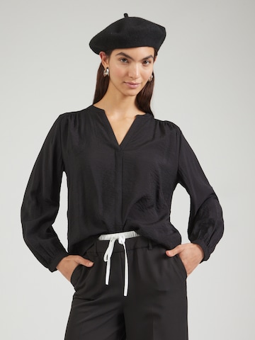 s.Oliver Blouse in Zwart: voorkant