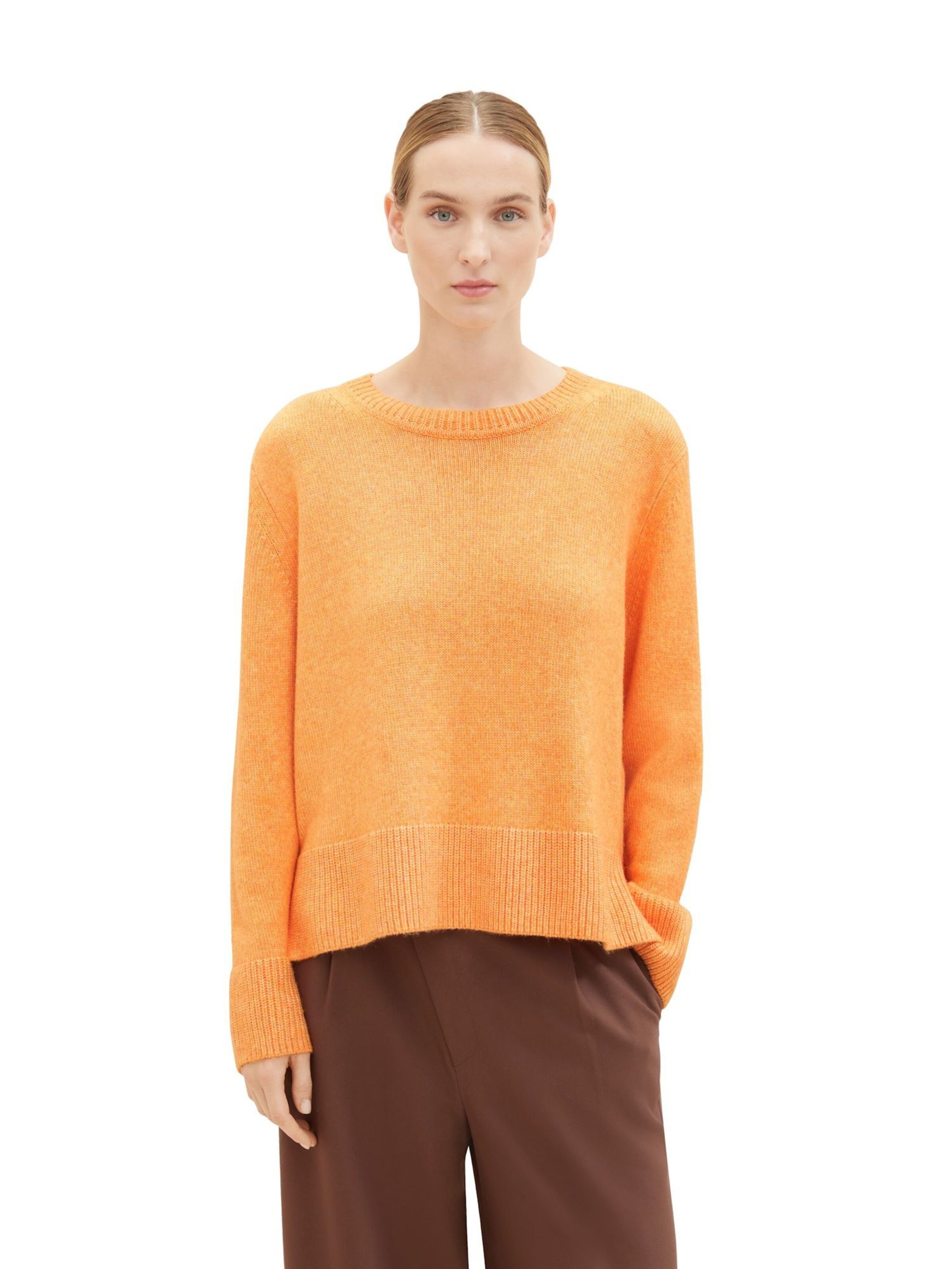 TOM TAILOR Pullover in Orange: Vorderseite
