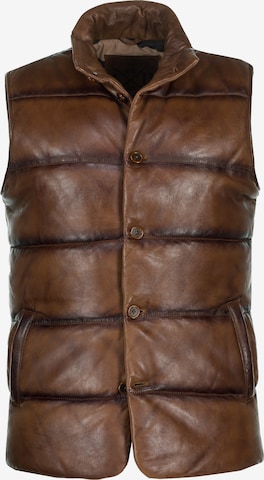 Gilet JP1880 en marron : devant