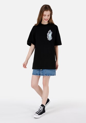 T-shirt Colin's en noir : devant