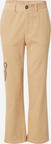 Smiles - Bootcut Pantalón 'Lias' en beige: frente