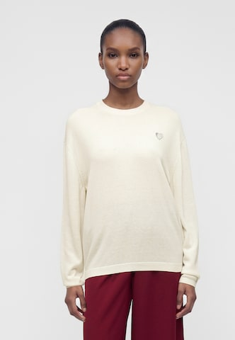 Pullover 'Sessiria' di HUGO in bianco: frontale