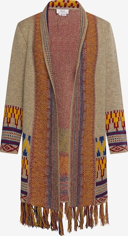 usha FESTIVAL Knit cardigan in Beige: front