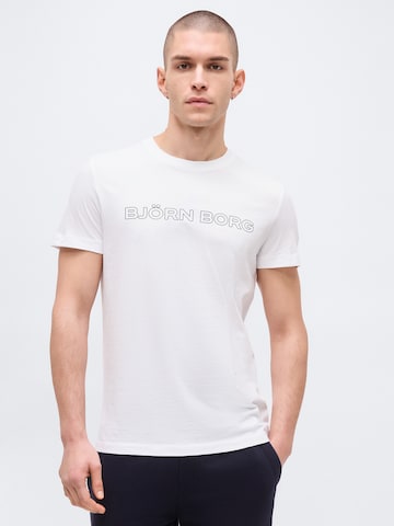 BJÖRN BORG Funkcionális felső 'BORG ESSENTIAL 3' - fehér: elől