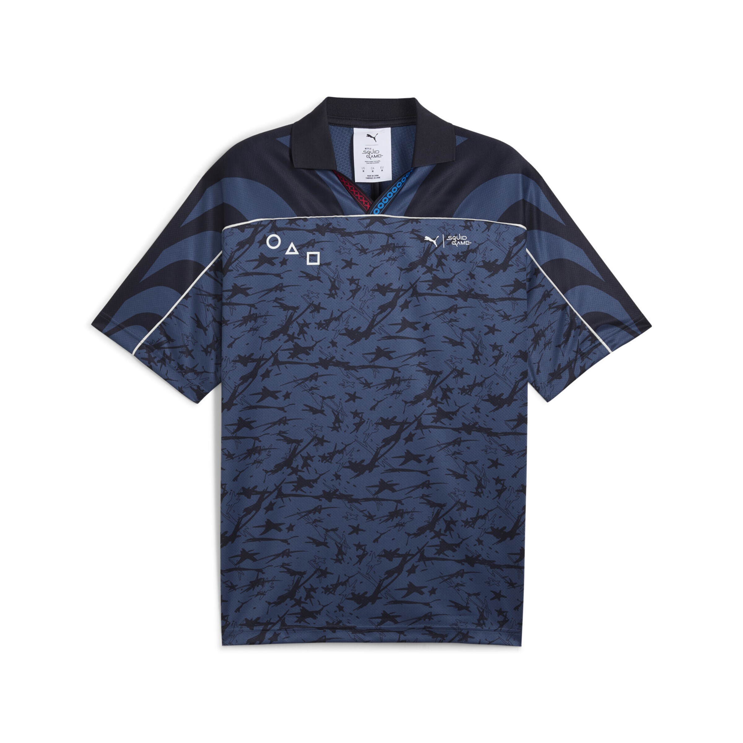 PUMA Shirt 'Puma x Squid Game' in Blauw: voorkant