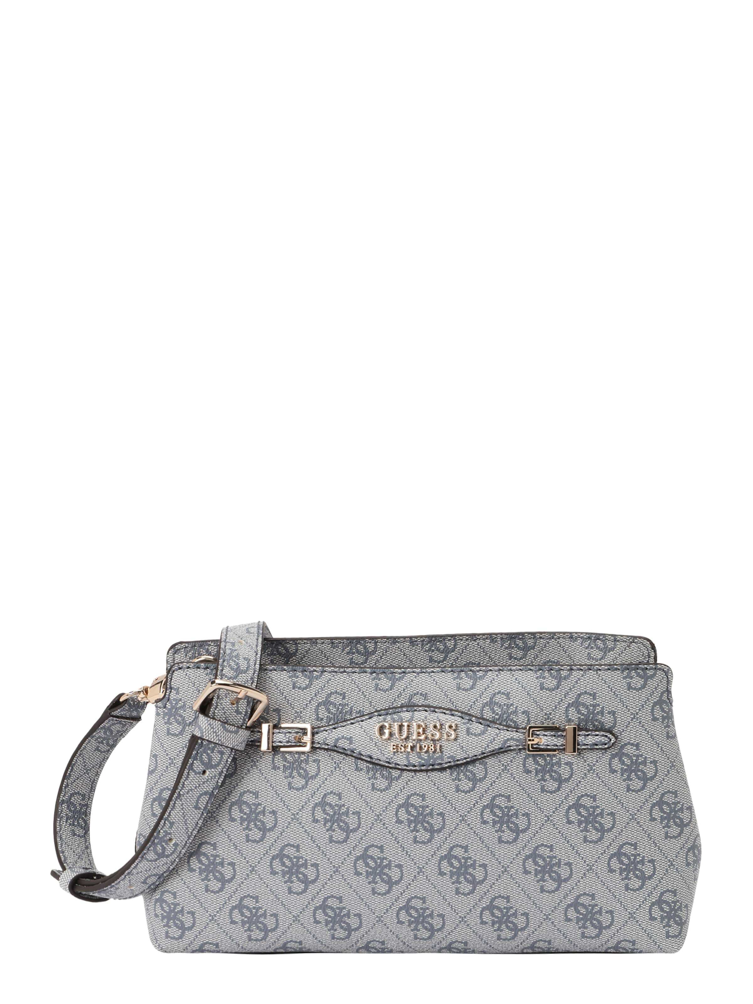 GUESS Torba na ramię 'KATYA CROSSBODY TOP ZIP' w kolorze szary: przód