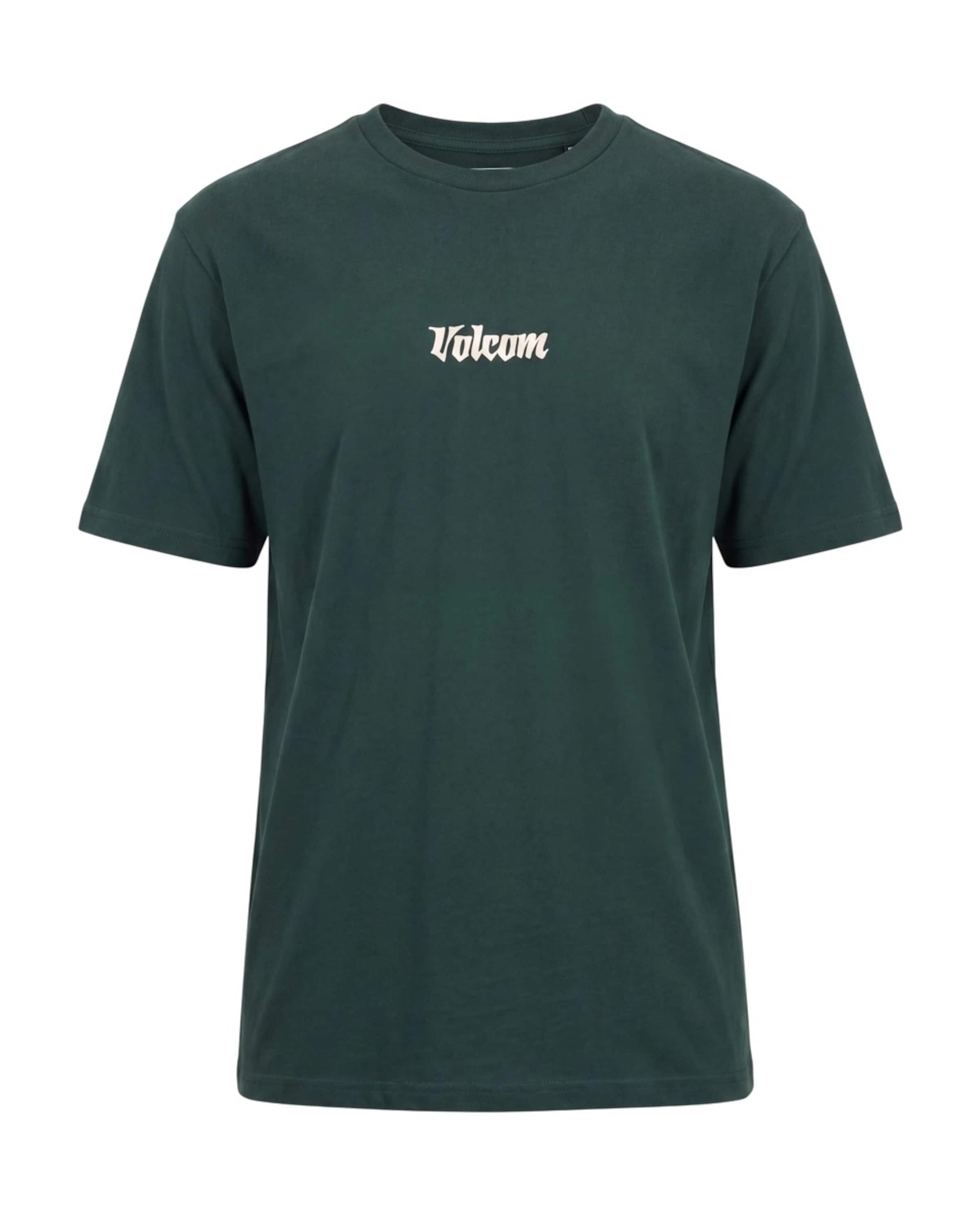 Volcom Μπλουζάκι 'LINEAR BSC' σε πράσινο: μπροστά