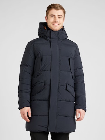 Manteau d’hiver 'Dianthus' SAVE THE DUCK en noir : devant