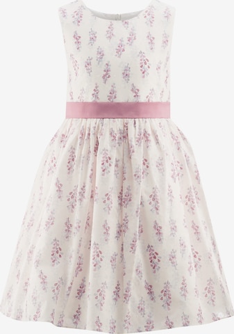 happy girls Dress in White: front