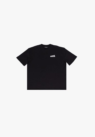 T-Shirt Dropsize en noir : devant