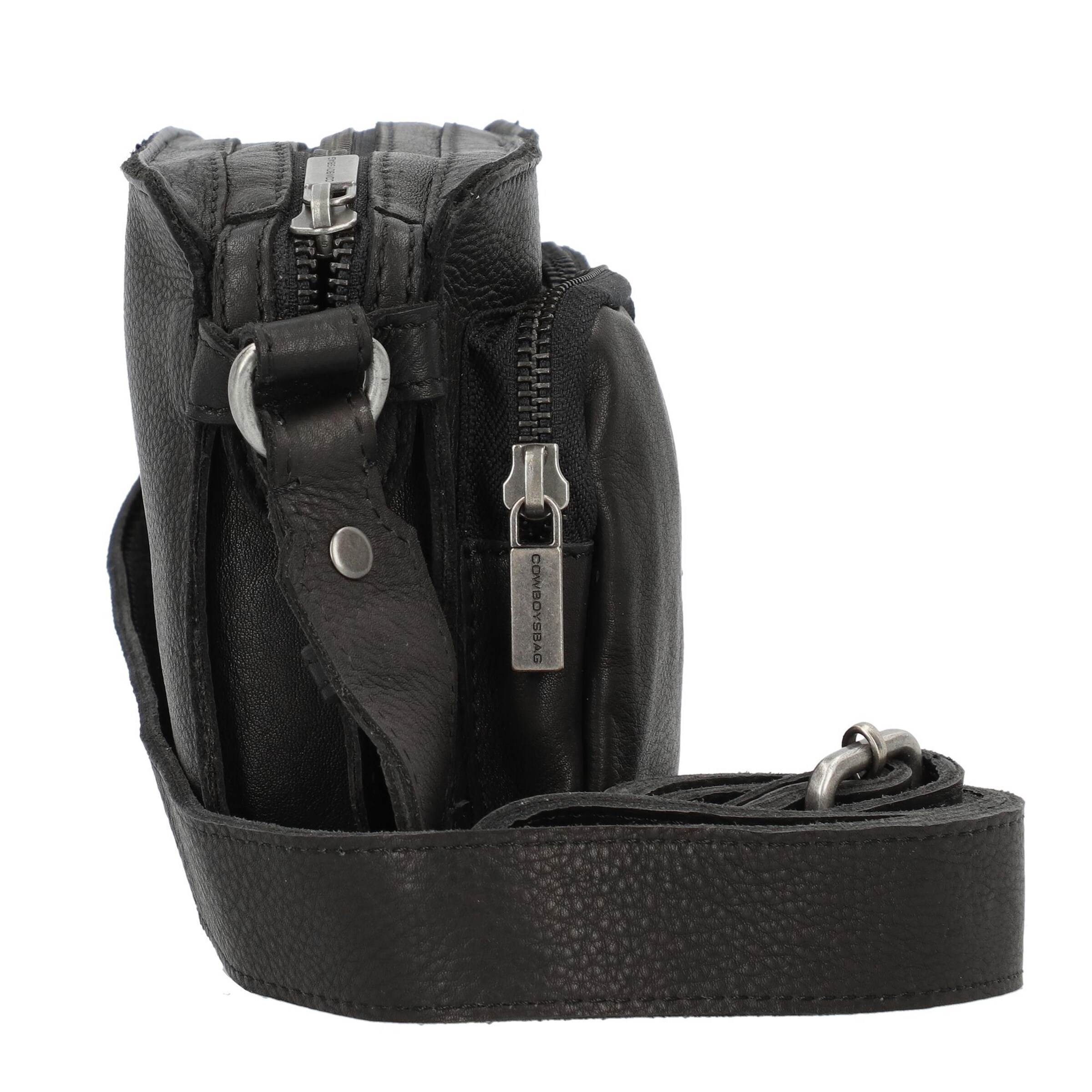 Sac à bandoulière 'Merlin' Cowboysbag en noir