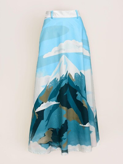 Pineapples Don't Have Sleeves Φούστα 'Tolima Snowcap Skirt' σε 36 σε μπλε, Άποψη προϊόντος