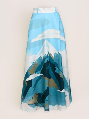 Pineapples Don't Have Sleeves Hame 'Tolima Snowcap Skirt' värissä sininen: etupuoli