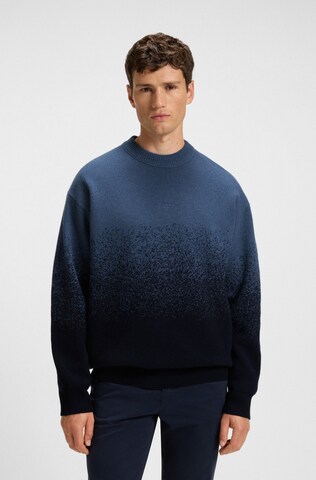 BOSS Orange Sweater in Blue: front