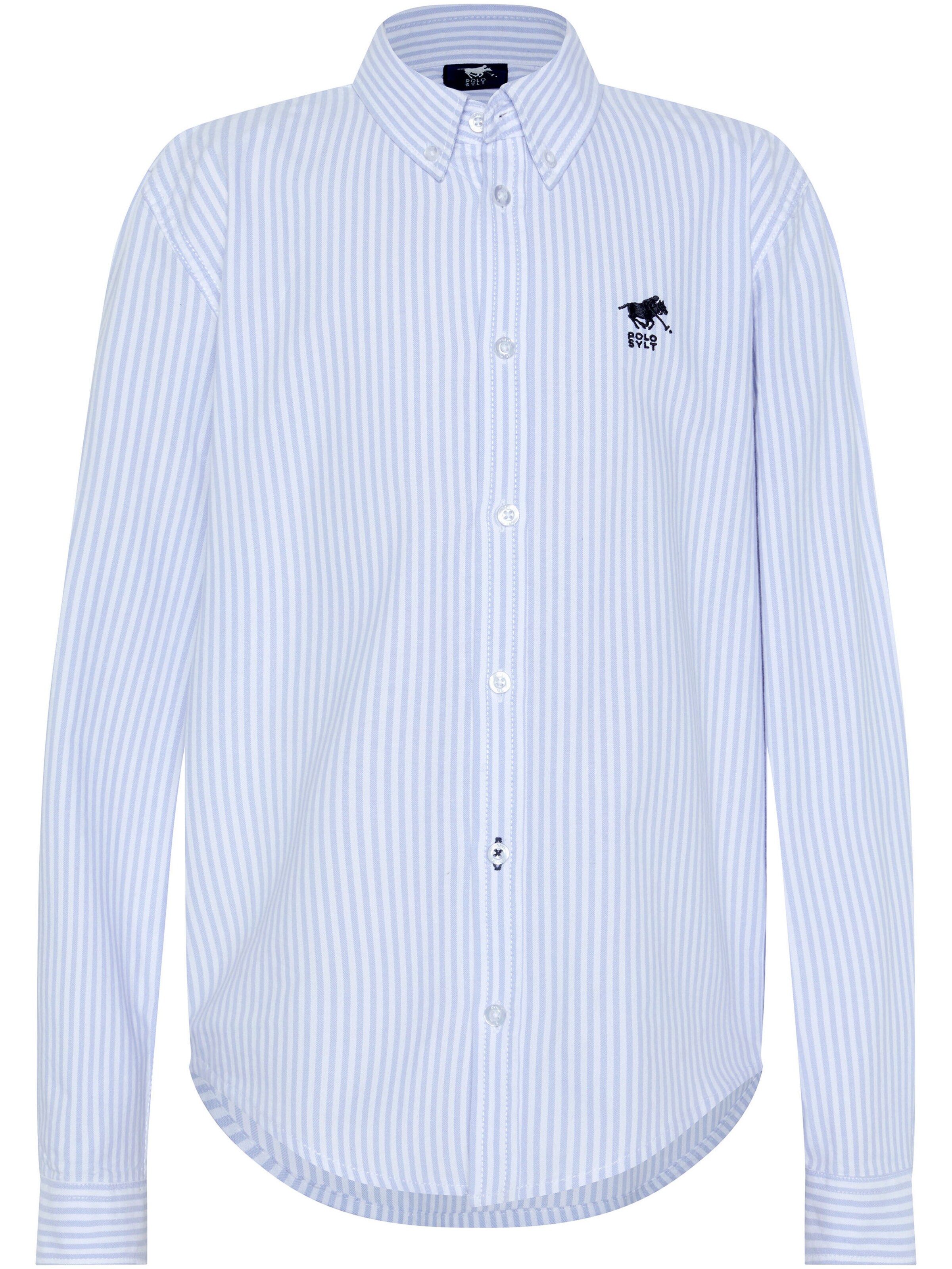 Polo Sylt Regular Fit Hemd in Blau: Vorderseite