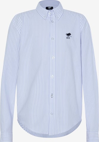 Polo Sylt Regular Fit Hemd in Blau: Vorderseite