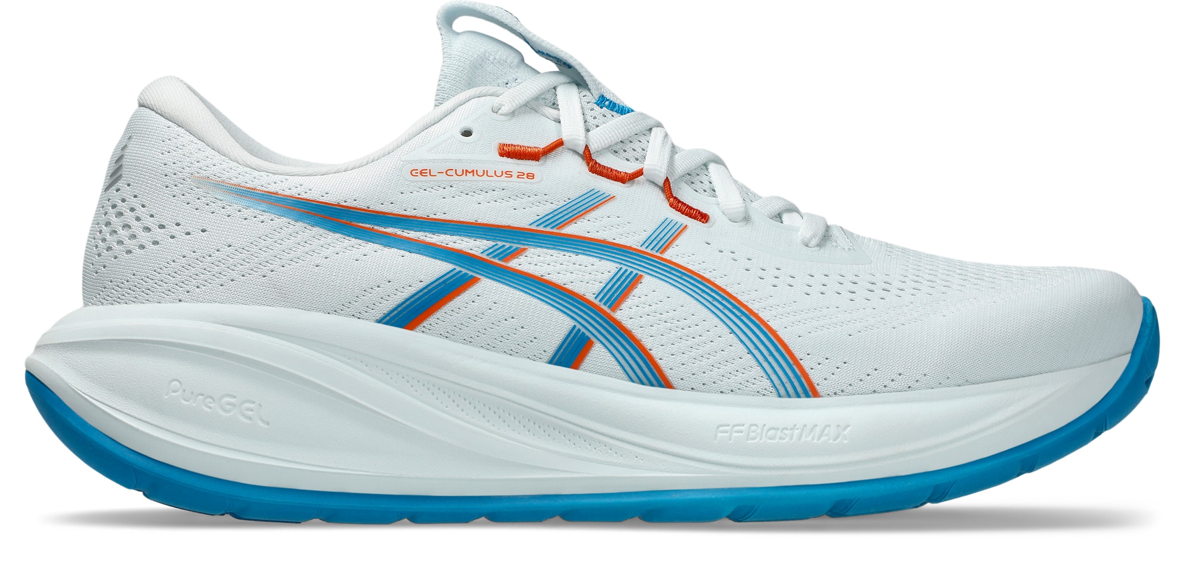 ASICS Running Shoes in White: front
