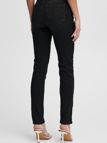 PULZ Jeans - Slimfit Vaquero 'Emma' en negro
