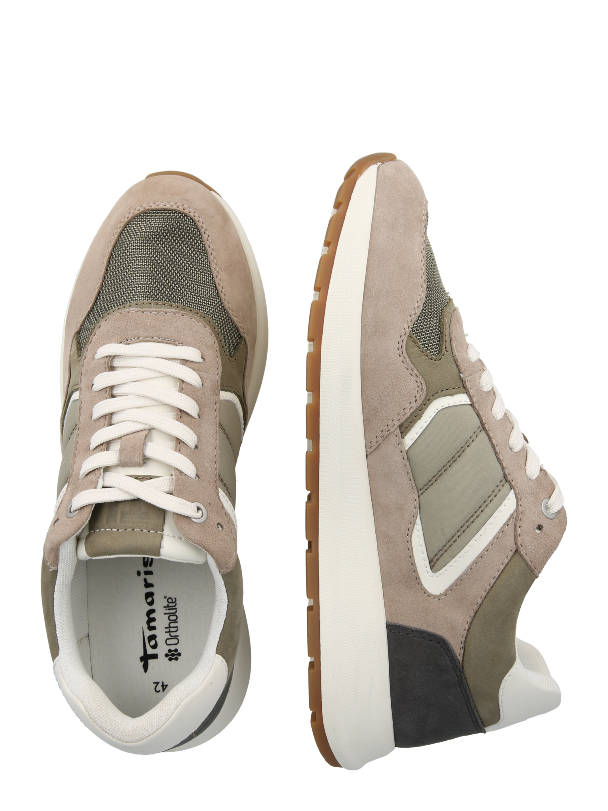 Tamaris Σνίκερ χαμηλό σε πράσινο