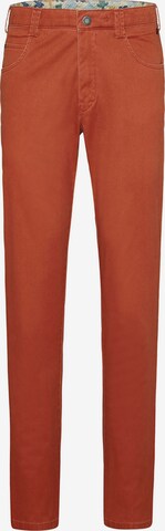 MEYER Regular Chino Pants in Brown: front