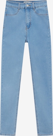 Pull&Bear Skinny Jeans in Blue: front