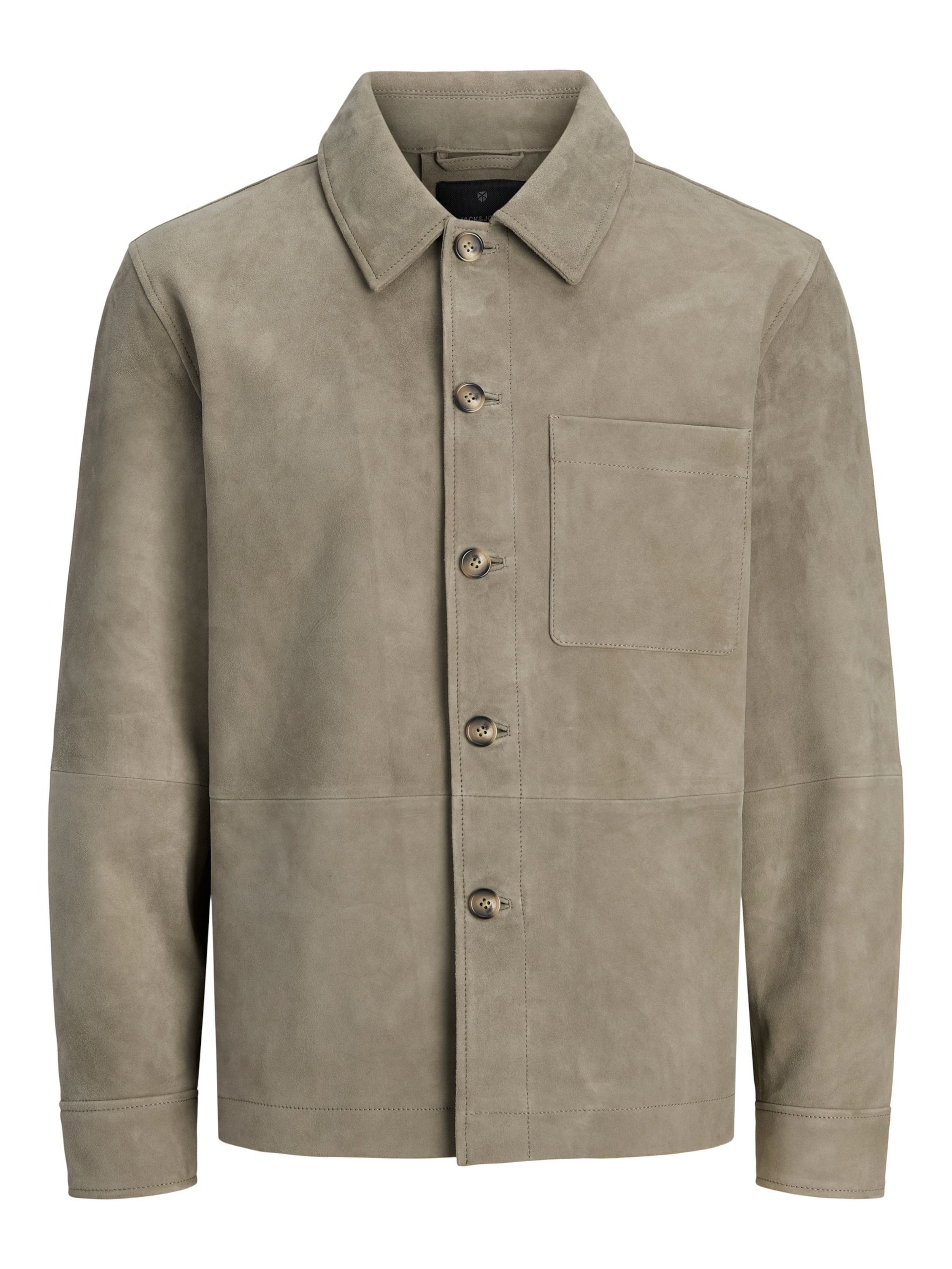 JACK & JONES - Chaqueta de entretiempo en verde: frente