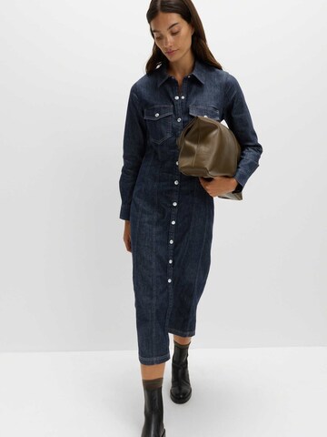 Robe-chemise Marks & Spencer en bleu : devant