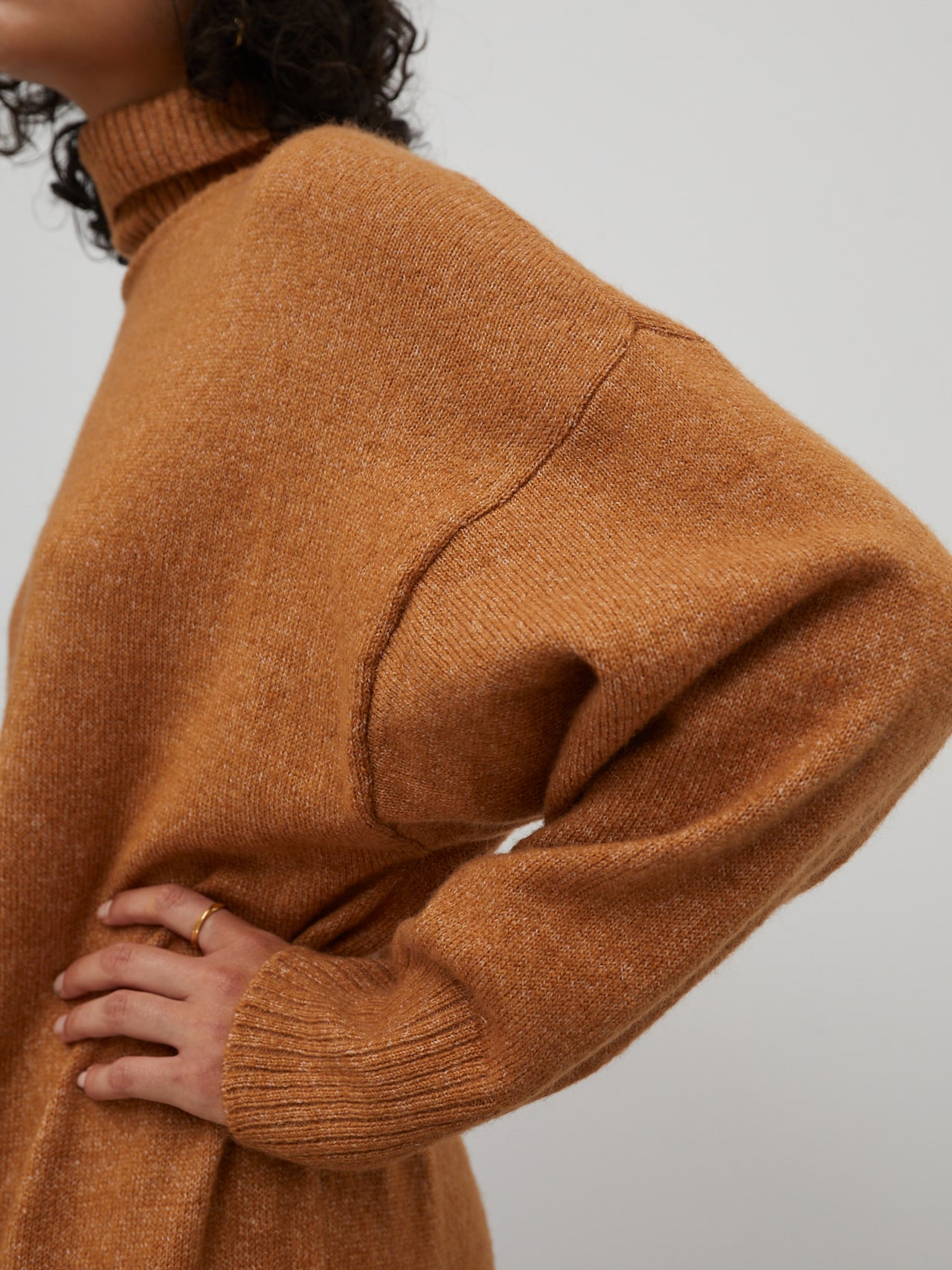 EDITED Robes en maille 'Gia' marron