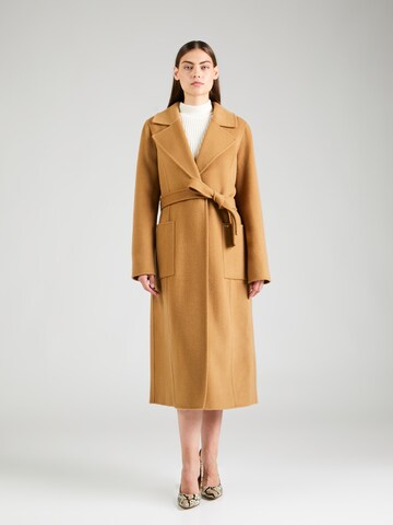 MICHAEL Michael Kors Between-Seasons Coat in Beige: front